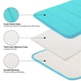 thumbnail image 5 of REGALWOVEN Bath Mat Memory Foam Bath Rugs for Bathroom, Turquoise Blue 32" x 20"/80 x 50cm(L*W), 5 of 6