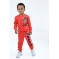 thumbnail image 2 of Disney Cars Lightning McQueen Fleece Pullover Sweatshirt and Jogger Pants Outfit Set Toddler to Big Kid, 2 of 4