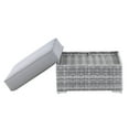 thumbnail image 4 of Elle Decor Vallauris Outdoor Ottoman with Cushion Grey, 4 of 5