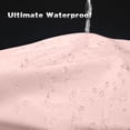 thumbnail image 3 of Bathway Waterproof Shower Curtain Liner Fabric, Blush Pink Shower Curtain Liner with Magnets, Cloth Shower Liner Soft, Lightweight, Machine Washable, 70 x 72 Inches, 3 of 8