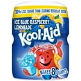 thumbnail image 2 of (4 pack) Kool-Aid Sugar-Sweetened Blue Raspberry Lemonade Artificially Flavored Powdered Soft Drink Mix, 20 oz Canister, 2 of 15
