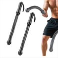 thumbnail image 2 of 2PC Ropeless Battle Rope, Cordless Training Jump Rope Weighted Workout Ropes for HIIT Home Exercise Fitness Equipment,2 * Cordless Battle Rope,Black, 2 of 8
