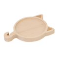 thumbnail image 2 of 1 plato de madera con dibujos animados., 2 of 3