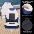 thumbnail image 6 of DSSTYLES One Pair Marine High Back Folding Boat Seat (2 Seats), 6 of 7