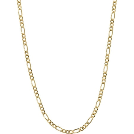 Pori Jewelers 14K Yellow Gold 4mm Hollow Figaro Link Chain necklace