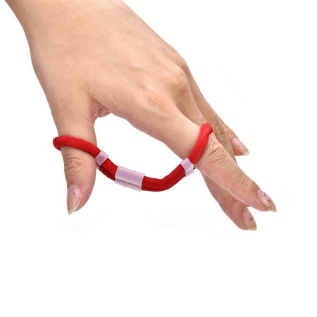 Adjustable Archery Support for Precise Shooting Red M Finger Sling for Recurve Bow Hunting