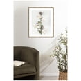 thumbnail image 2 of Kate and Laurel Framed Wall Art Print 'Hosta' by Alicia Abla, 22 x 26, Mila Dark Silver Frame, Modern Contemporary, Flower Art for Wall Decor, 2 of 8