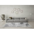 thumbnail image 3 of Ahgly Company Indoor Square Abstract Gray Modern Area Rugs, 8' Square, 3 of 4
