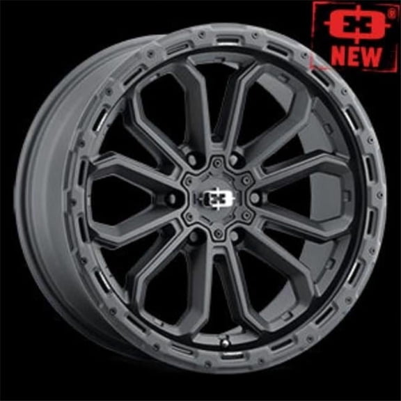 Vision 56-6883SB0 6 x 139.7 mm 405 Korupt Wheel Rim - Satin Black