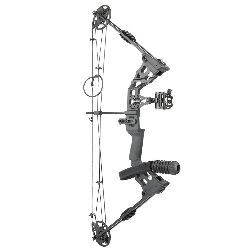 X8 Archery Compound Bow Bag Arrow Set 20-70lb Adjustable Bow Hunting 320FPS RH/LH（Only Black Bow RH）