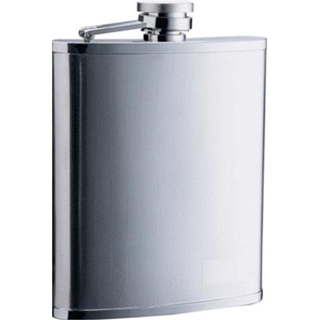 Visol VF2011 Cyclops Barley Pattern Stainless Steel 18oz Liquor Flask