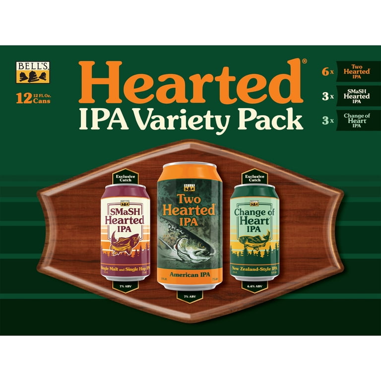 Bell's Hearted Variety Pack Craft IPA Cans 12 fl oz 7% ABV 12 Pack