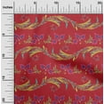 thumbnail image 1 of oneOone Cotton Poplin Fabric Leaves & Floral Artistic Print Fabric By Yard 42 Inch Wide, 1 of 4