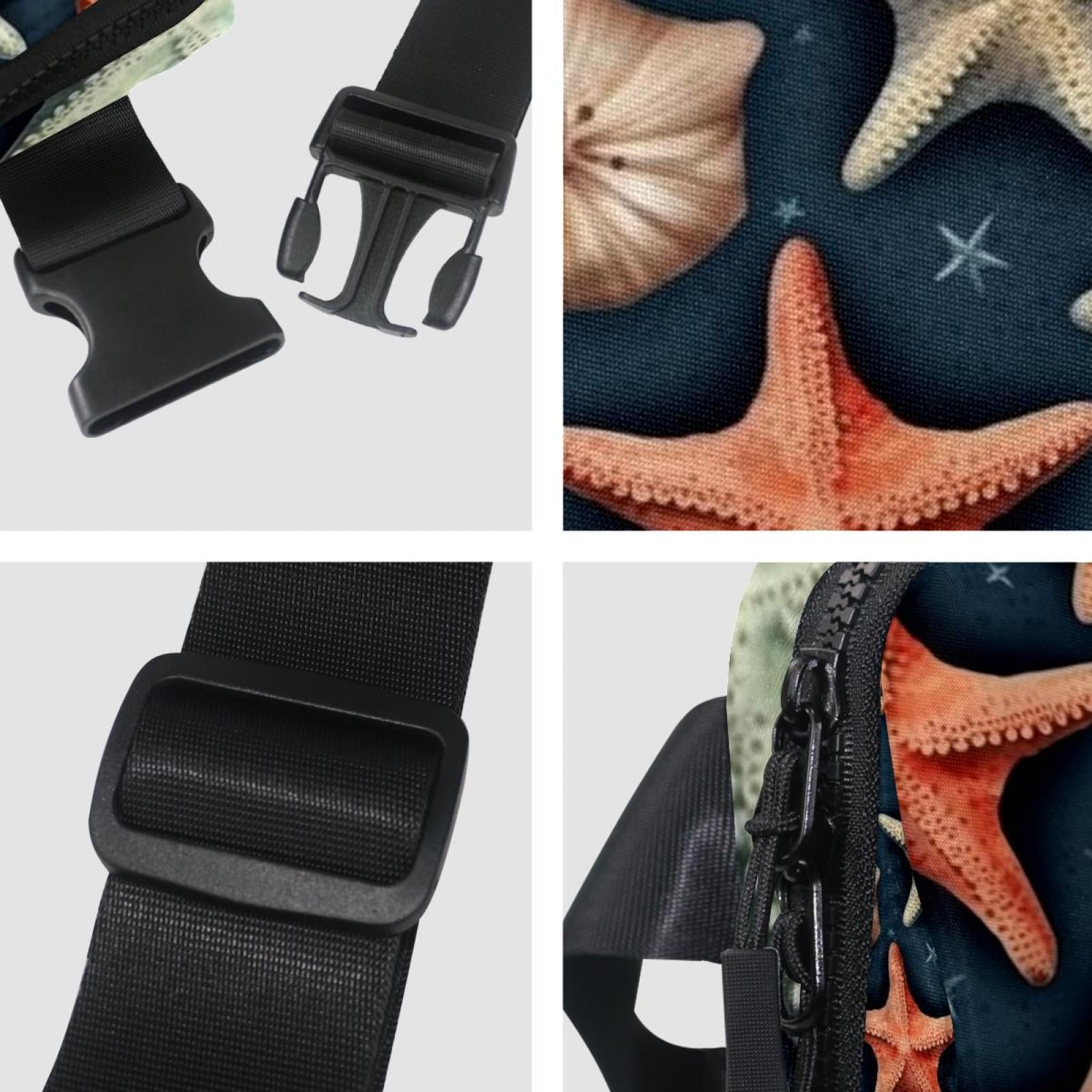 Starfish Lightweight Adjustable Waist Pack with Extension Strap - Unisex Running Belt Fanny Pack