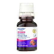 Equate Alcohol-Free Nighttime Sleep-Aid Liquid, Mixed Berry Flavor, 6 Fl Oz