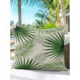 thumbnail image 6 of Outdoor Pillows Waterproof, Summer Leaves Bedding Throw Pillows with Insert for Couch Sofa Bed, Rustic Tropical Palm Leaf Plants Branches 16x16 Inch Pillowcases Decorative Patio Pillow Set of 1, 6 of 8