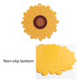thumbnail image 2 of Wosthever Posavasos de corcho Salvamanteles de girasol Copa de PVC / Soporte para maceta Posavasos colgantes Almohadilla aislante Evitar marcas quemadas Mostrada Numero 3 Wosthever HA027528-03, 2 of 6