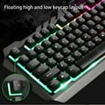 thumbnail image 3 of Oture Rainbow Backlight Gaming Keyboard with Mouse Combo, Multicolor, 3 of 9
