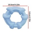 thumbnail image 3 of Odies Dog Chew Toys for Aggressive Chewers, Indestructible Tough Teeth Grinding Interactive Dog Chew Toys for Small/Medium/Large Dog Breeds, Creamy Scent Dog Toys,Blue, 3 of 8