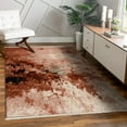 thumbnail image 3 of Luxe Weavers Modern Abstract Fringe Pink 5x7 Area Rug, Living Room Carpet, 3 of 6