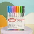 thumbnail image 3 of Yeacher 8 Colors Double Line Coloring Markers Outline Paint Pens 2.0mm Tip DIY Scrapbooking for, 3 of 8