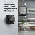 thumbnail image 6 of Intelligent WiFi Smart Thermostat and Digital Temperature Controller for Water and Gas Boiler Systems, Touchscreen Control, Backlit LCD Display, 3.42 x 3.42 x 1.69 inches / 8.7 x 8.7 x 4.3 cm, 6 of 6