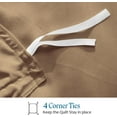 thumbnail image 4 of VEGAS HOTEL COLLECTION Classic Egyptian Cotton 1-Piece Duvet Cover { Zippered Closure } 1000 Thread Count- Fabulous Solid Looking Color Taupe - Oversized King Size, 4 of 7