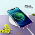 thumbnail image 5 of ULAK iPhone 12 Case, iPhone 12 Pro Case, Sparkle Heavy Duty Shockproof Hard Back Phone Case for Apple iPhone 12 & 12 Pro 6.1 2020, Blue Purple, 5 of 11