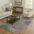 thumbnail image 7 of Addison Rugs Mayfield Premium Machine Washable Traditional Panels Blue Rectangle Rug, 10' x 14', 7 of 7