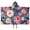Pioneer Flower Floral, variant on Pioneer Flower Floral Print Pattern Hooded Bath Towel，50"x30" for Ages 3 To 12 Kids, Quick Dry Lightweight Soft Microfiber Hood Beach Towel Cover Up for Kids