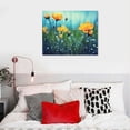 thumbnail image 3 of Orinice Art Wall Painting Beautiful yellow daisy morning dew Shallow depth field Oil Paintings Photos Posters Prints Beautiful Pictures Canvas for Home Decorations Gift 20x16in, 3 of 3