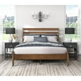 thumbnail image 2 of Lexicon Arlo Wood California King Platform Bed in Chestnut, 2 of 9