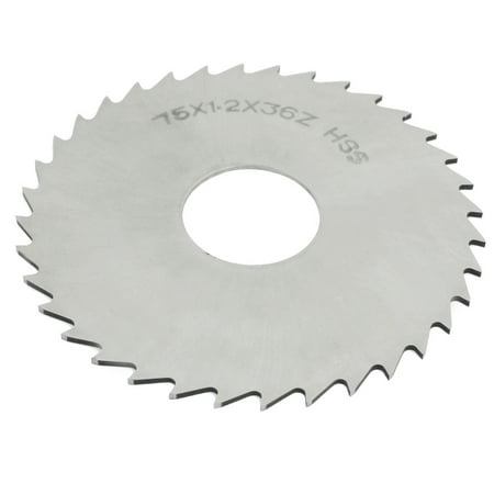 

Unique Bargains Solid Slotting Slitting Jeweler Saw Mill Cutter 75x1.2x22mm 36T