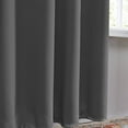 thumbnail image 2 of ZOPZO Blackout Rod Pocket Curtains Thermal Insulated, Light Gray, 42W x 45L Inch, Room Darkening Drapes for Bedroom Living Room, Set of 2, 2 of 5