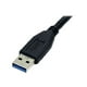 StarTech.com USB 0.5m (1.5ft) USB 3 A Micro B Noir SuperSpeed 3.0 Câble A vers - USB 3.0 Micro B Câble - 1x (M), 1x USB 3 Micro B (M) 50cm (USB3AUB50CMB) - Câble USB - Micro-USB Type B (M) à USB Type A (M) - USB 3.0 - 1.6 Ft3 - Noir - pour P/N: Sk30 – image 2 sur 3