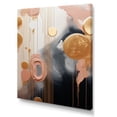 thumbnail image 2 of Designart "Harmony of Gold and White Abstract Shapes IV" Abstract Canvas Wall Art - Modern Gold Abstract Shapes Entryway Wall Art Print, 2 of 6