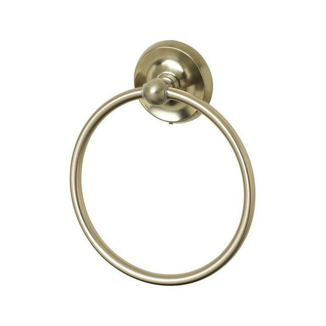 Anneau Porte-Serviette en Nickel Brossé - Zinc