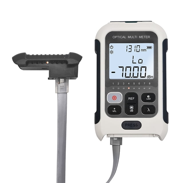 Medidor De Alimentación, Probador De Cable óptico Con Fuente De Luz SC FC Equipo De Prueba óptica Para La Ingeniería De Comunicación CCTV -70 A 10 DBm, Puerto De Carga USB
