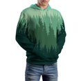 thumbnail image 5 of Nature Forest Men's Women Vintage 3D Hooded Sweatshirt - All-Season Loose Fit Streetwear, 5 of 6