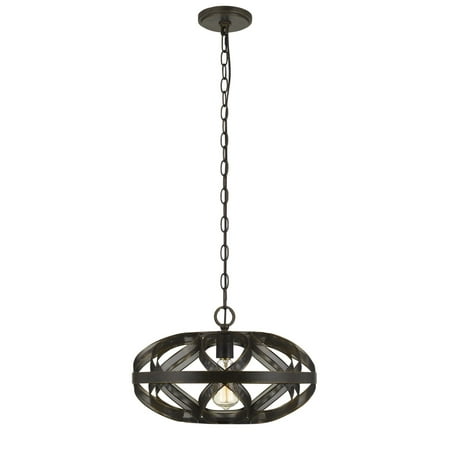 

Cal Lighting Fx-3659-1 Alma 1 Light 16-1/2 Wide Pendant - Bronze