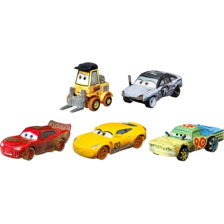 Disney Pixar Cars 3 Vehicle 5-Pack of Toy Cars, Thunder Hollow Race