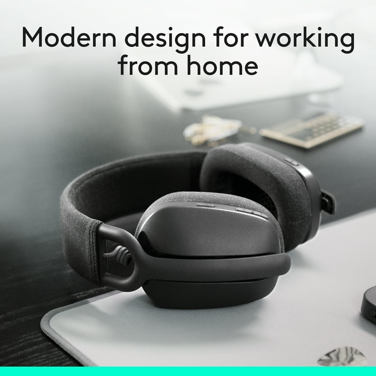 Logitech Zone Vibe 100 Over Ear Wireless Headset, Noise Cancelling
