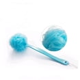 thumbnail image 3 of 2Pcs Exfoliating Loofah with Long Handle, Back Scrubber for Shower, Shower Loofah, Bath Back Scrub, 3 of 8
