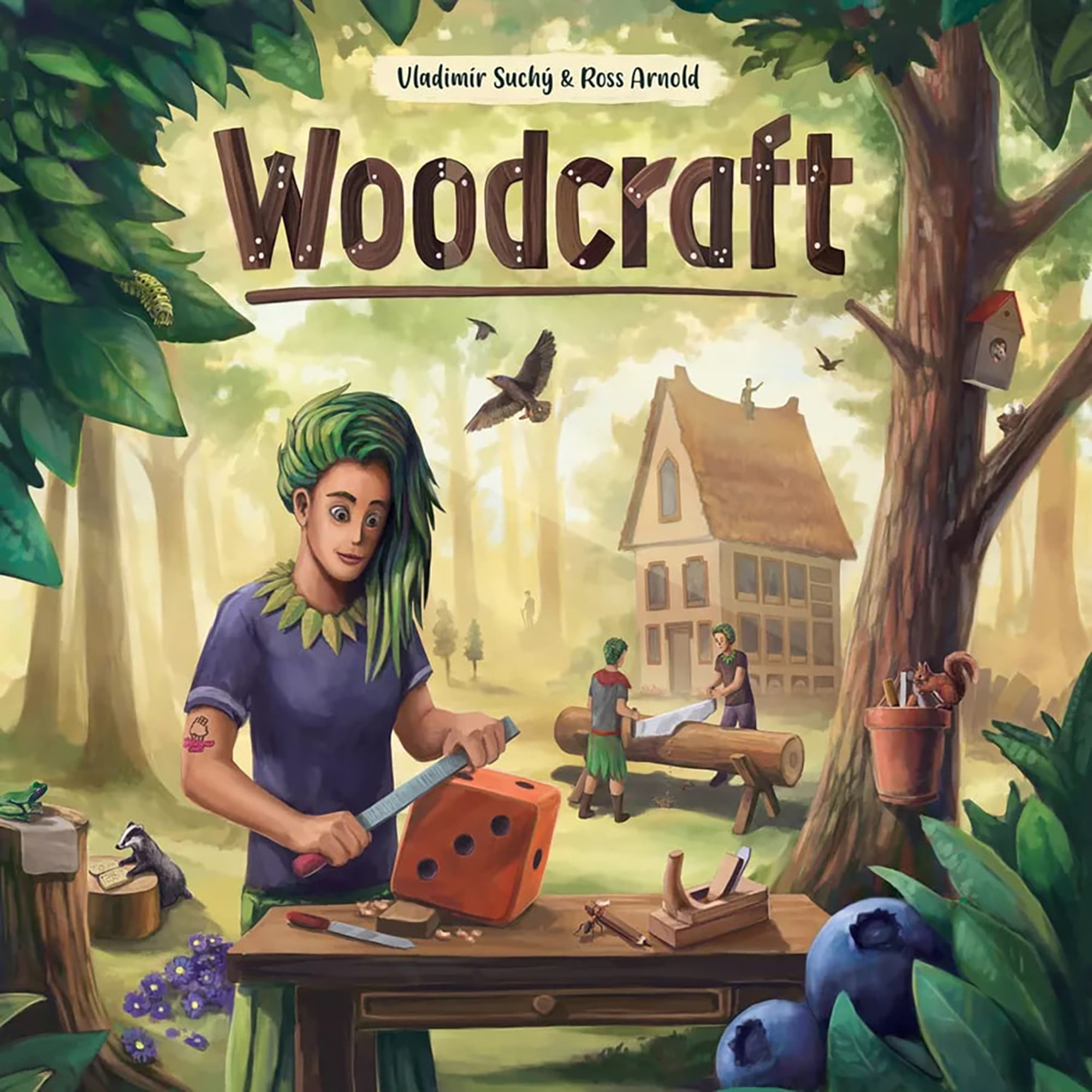 Woodcraft - Workshop Management Game, Economic Board Game, Builder Board Game, Rio Grande Games, For Ages 14 And Up, 1-4 Players, 45-90 Minute Playing Time