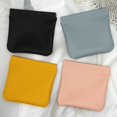 thumbnail image 5 of Bolsa de cosméticos portátil, bolsa de almacenamiento de artículos diversos con línea de datos y sobre rojo de boca pequeña, mini bolsa con cierre automático, bolsa tipo momia, 5 of 5