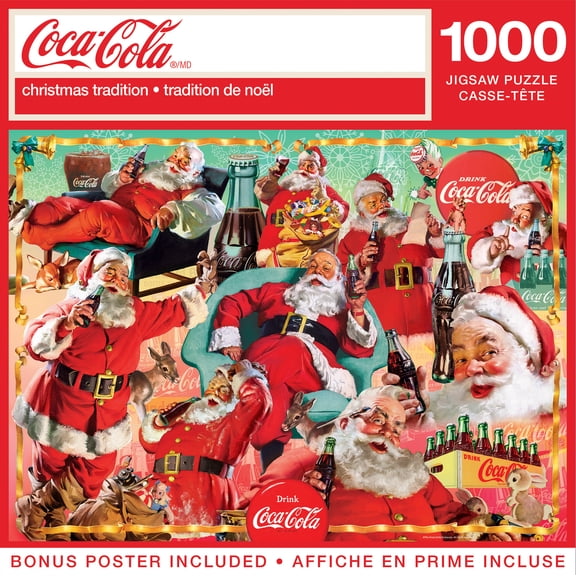 MasterPieces 1000 Piece Puzzle - Coca-Cola Christmas Tradition - 19.25"x26.75"