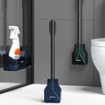 thumbnail image 2 of Kripyery Toilet Brush Detachable Flexible Soft Bristles Wall Mounted Toilet Cleaning Brush Household Supplies, 2 of 8