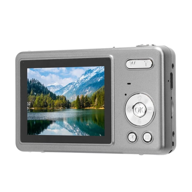 Cámara Digital De 50 MP, Zoom Digital De 16x, Pantalla De 2,4 Pulgadas, Cámara Compacta De Apuntar Y Disparar, Grabación De Vídeos 4K, Cámara Pequeña Ligera Con Carga USB