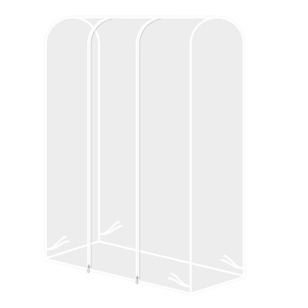 FESTFENDS Funda Transparente Para Ropa Con Cremallera Y Protección Impermeable Para Percha De Ropa