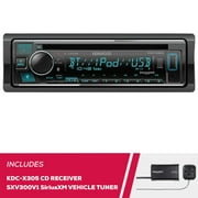 New Kenwood eXcelon KDC-X305 Single DIN CD Receiver w/ Bluetooth & SiriusXM Tuner